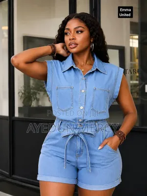 2pcs Short Denim