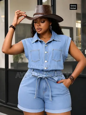2pcs Short Denim