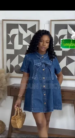 Denim Short Gown