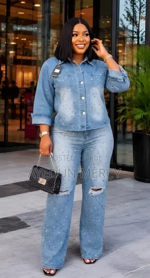 Long Sleeve 2pcs Denim