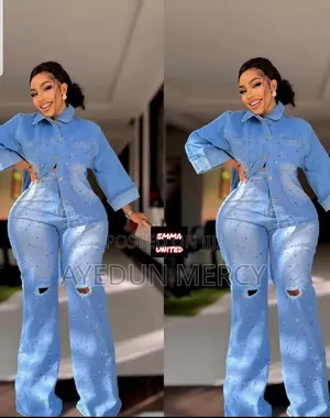 Long Sleeve 2pcs Denim