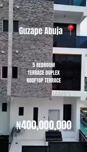 5bdrm Townhouse/Terrace in Guzape District for sale