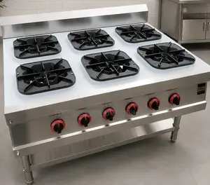 6 Burners Gas Cooker