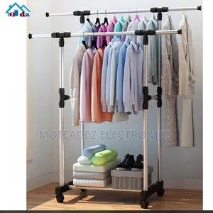High Quality Double Pole Heavy Duty Cloth Hanger With Extension