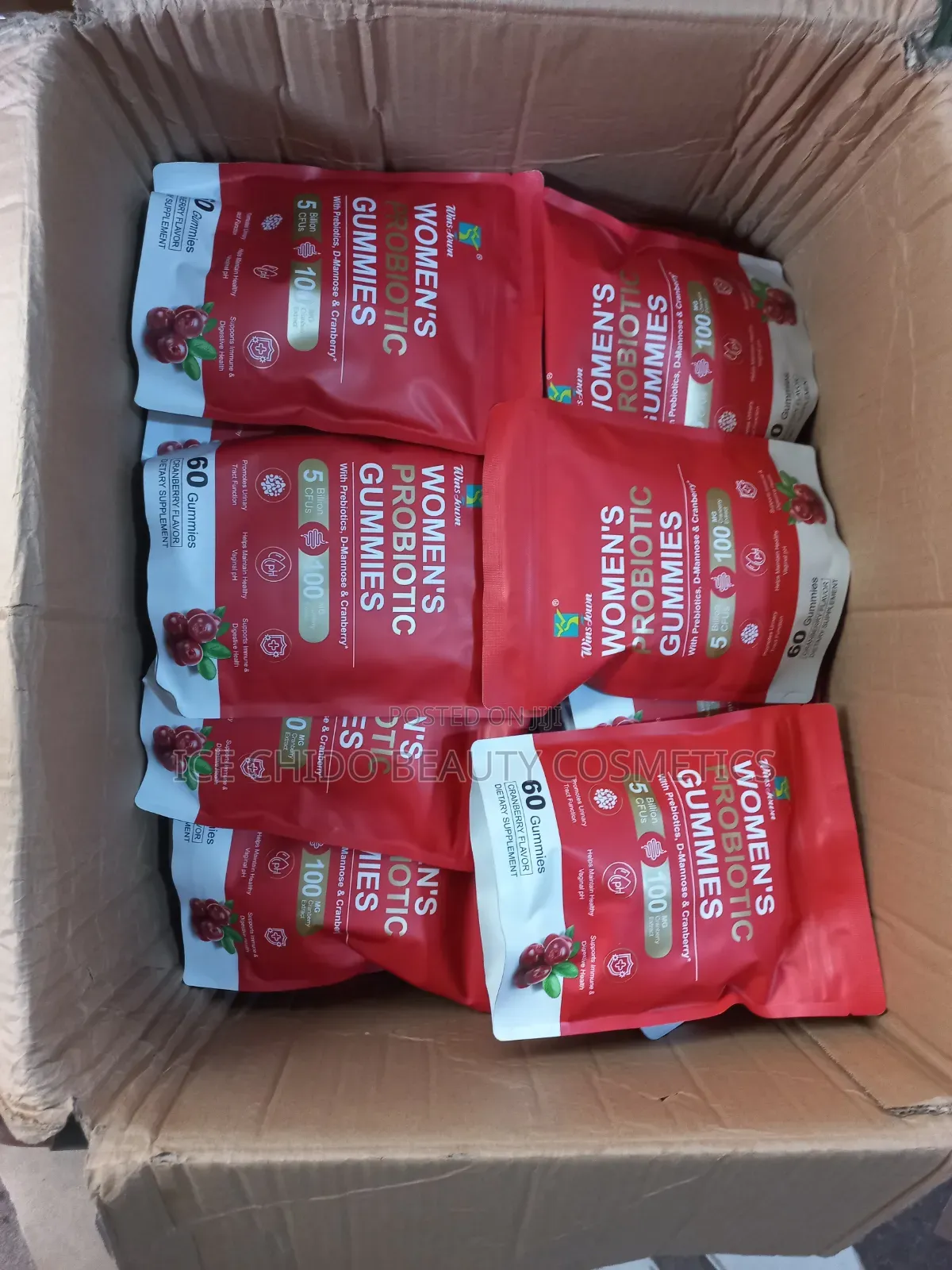 Women's Probiotic Gummies 5 Billion Cfus Per Serving