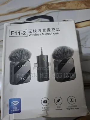 F11- 2 Content Wireless Microphone