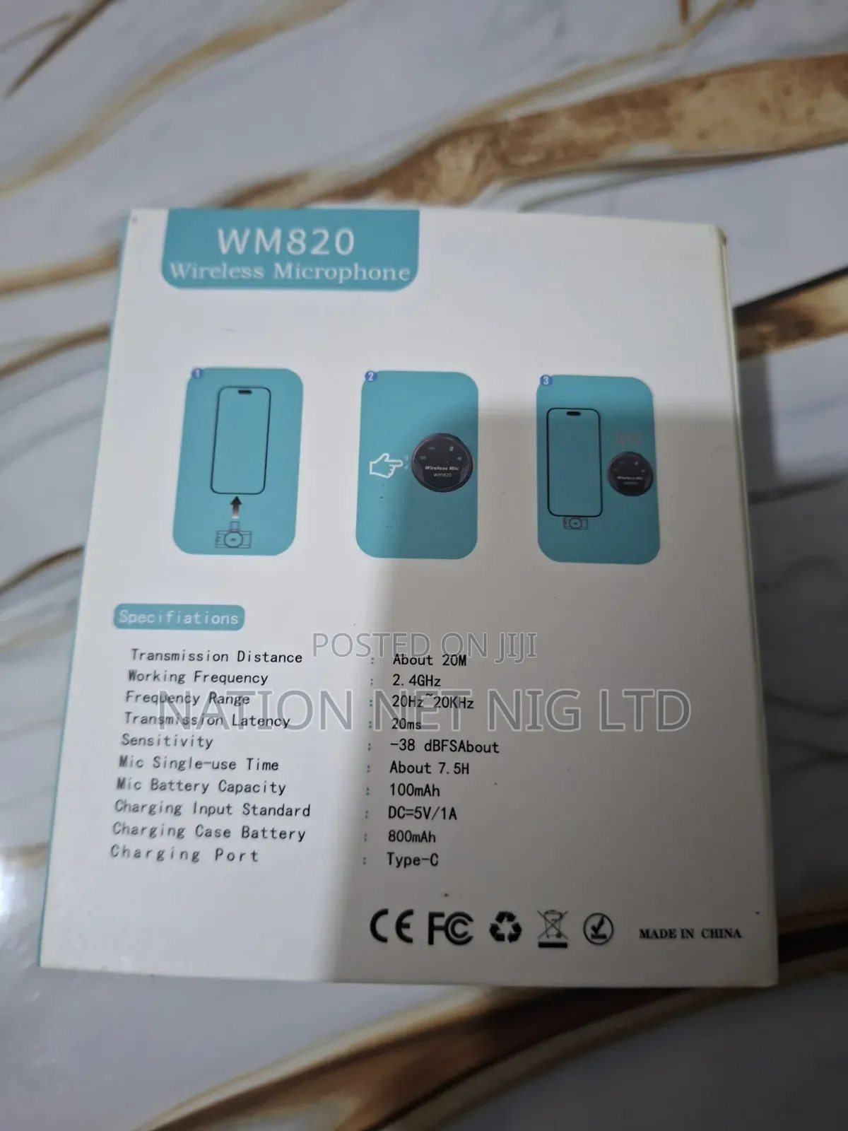 Wm820 Wireless Microphone