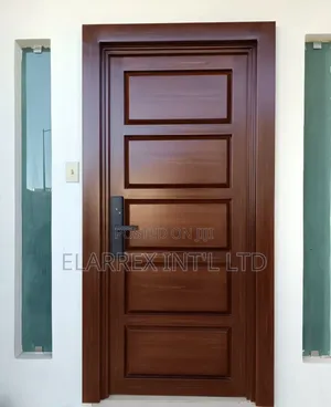 Entrance Security Wooden Door
