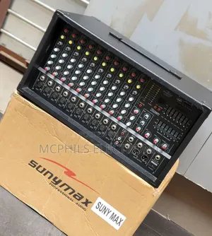 10 Channels Acoustic Mixer Powered Amplifier