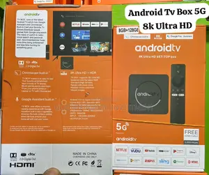 Android Smart Tv Box 8gb Ram+128gb Storage ( Ultra Hd) 5g Network