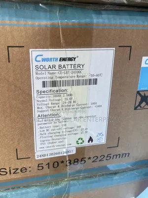 Cworth 2.5kwh 25.6v Lithium Solar Battery