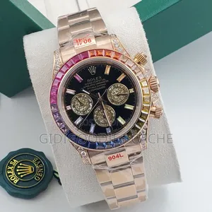 Rainbow Gem Chronograph Watches