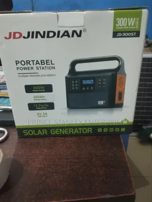 Quality Jd Jindian Jd-300st Portable Solar Power Station.