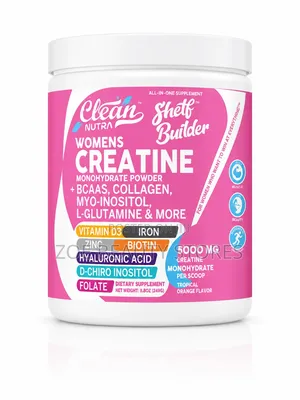 Clean Nutra Women's Creatine Shelf Builder Powder
