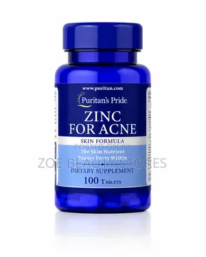 Puritan's Pride Zinc for Acne Skin Formula (100 Tablets)