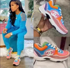 Colorblock Chanel Low-Top Sneakers Size 39-41