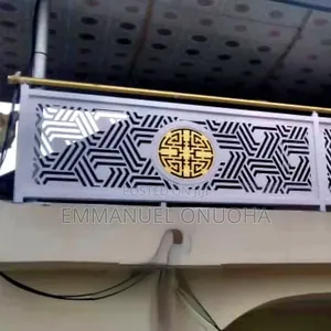Decorative Laser-Cut Metal Railing Panel