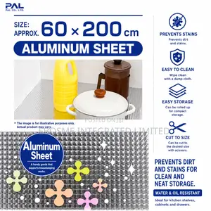 Aluminum Shelf Liner Sheet – Kitchen Cabinet Protector