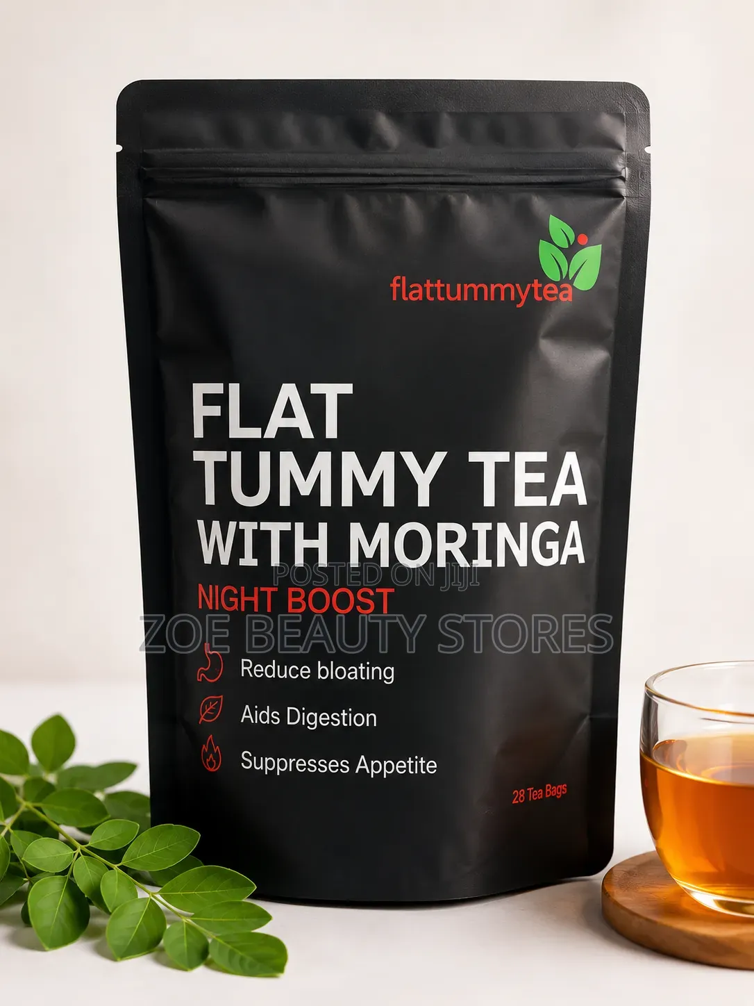 Flat Tummy Tea With Moringa Night Boost