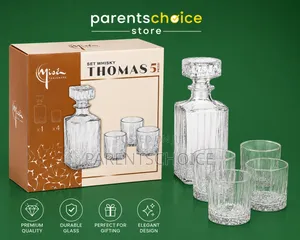 Thomas 5 Whisky Decanter Set – 6 Pieces