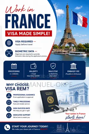 Work in France Opportunity.