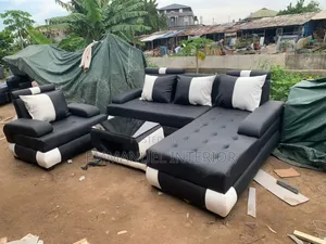 A Standard Leather Sofa
