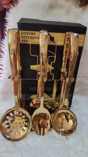 Quality Luxury Gold Cooking Set