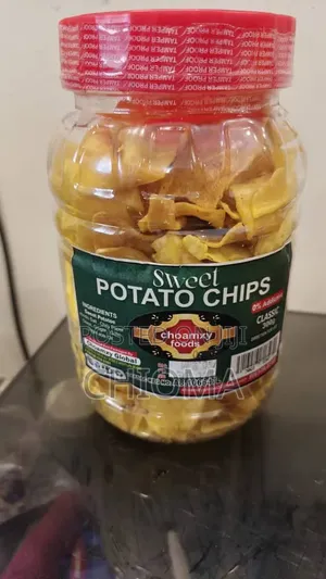Spicy, Crispy,Sweet Potato and Ripe Plantain Chips