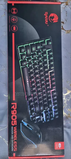 Raiku RGB Wireless Keyboard and Mouse