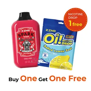 ZMR-Spark 50000 Puffs – Buy One Get One Free (Nicotine Drop Included)