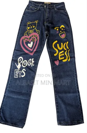 Y2k Streetwear Straight-Leg Denim.