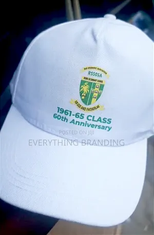 Anniversary Event Branded Face Cap, DTF Print Custom Cap