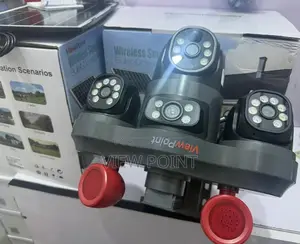 View Point 12mp Solar PTZ Camera- 3 Rotating Lenses,Ai Detection Alarm