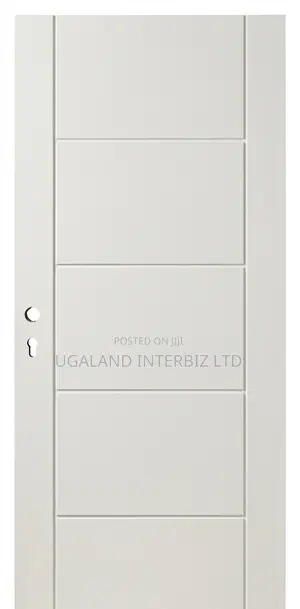 White Wood Grain Interior Door