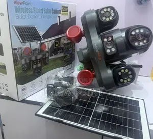 Viewpoint 3rotating Lens Wireless Solar CCTV Camera WTH Human Tracking