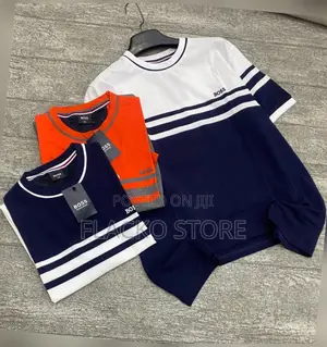 High Quality Hubo Boss Stripe T-Shirts