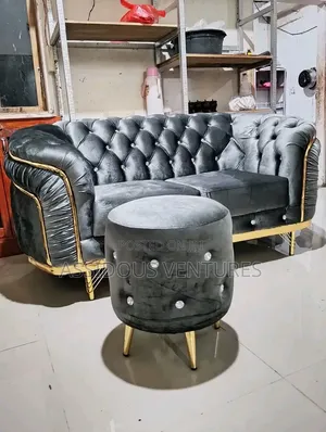 High Quality 3 Seater and Side Stool.
