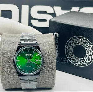 Casio Stainless Steel, Presidential Chain Watch, With Date,