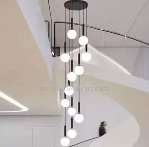 12 Hands Incandescent Glass Staircase Lights.
