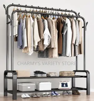 Heavy Duty Cloth Hanger ( 48kg Double Pole)