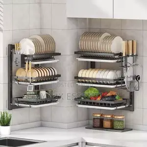 3 Layer Wall Mounted Plate Rack