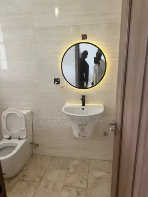 Toilet Mirror Glass With Light