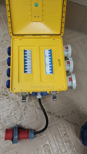Portable Industrial Power Distribution Box Designed for Temporary
