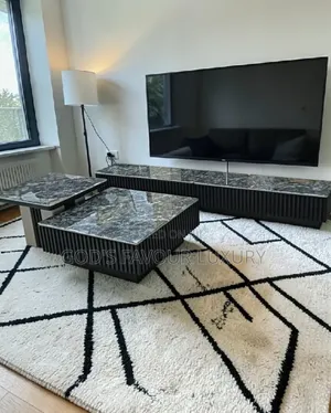 Luxury Set of Coffee Table and 2.4 Metres Long Tv Stand