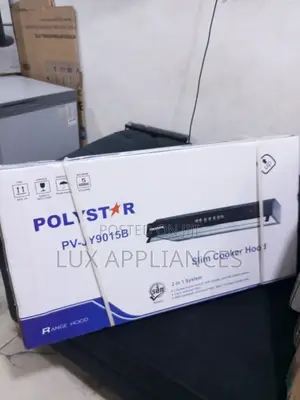 Polystar Slim Ventilation Hood 90cm Black