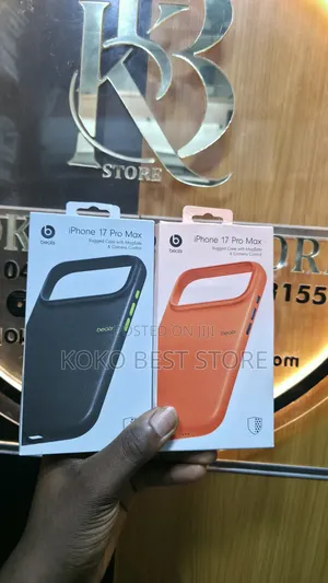 Beats iPhone 17 Pro Max
Rugged Case With Magsafe Camera Control