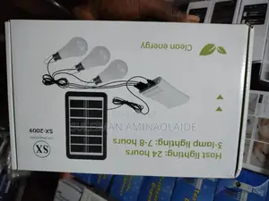 Power Bank With Panels And 3 Bulbs