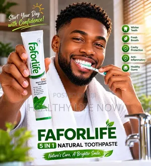 Faforlife Toothpaste a Healthy Living Starts With Healthier Teeth.
