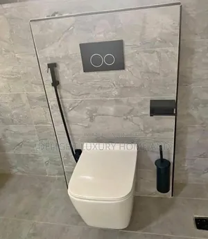 White Wall Huge Wc Square Shape