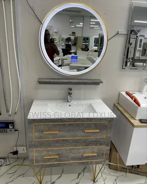 Executive High Quality Cabinet Basin With Led Mirror